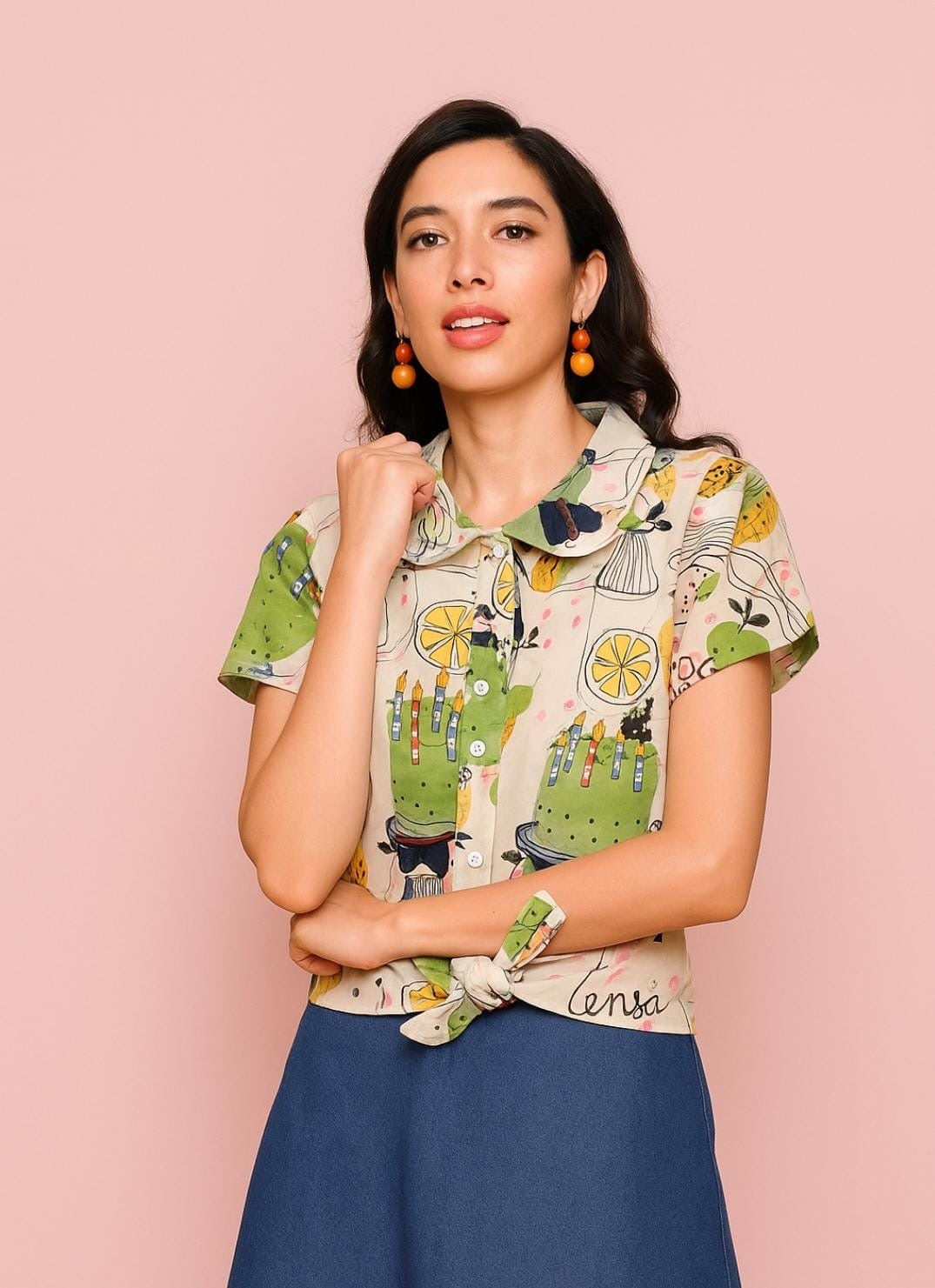 Camisa Calpe Limonada