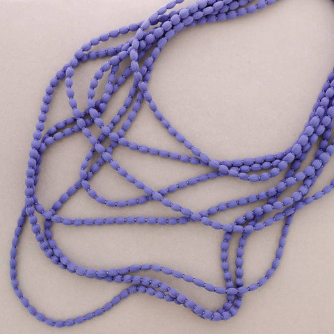 Collar Multi Vueltas Lana Bolitas