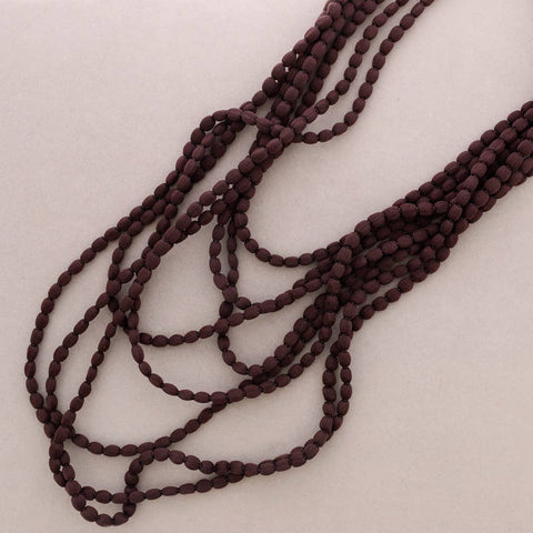 Collar Multi Vueltas Lana Bolitas