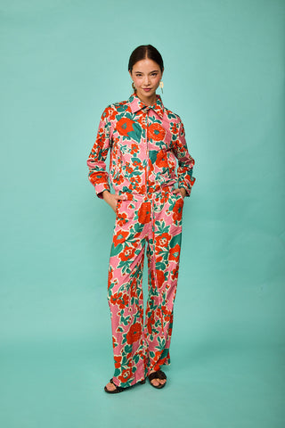 Bomber Loredo Flor Rosa