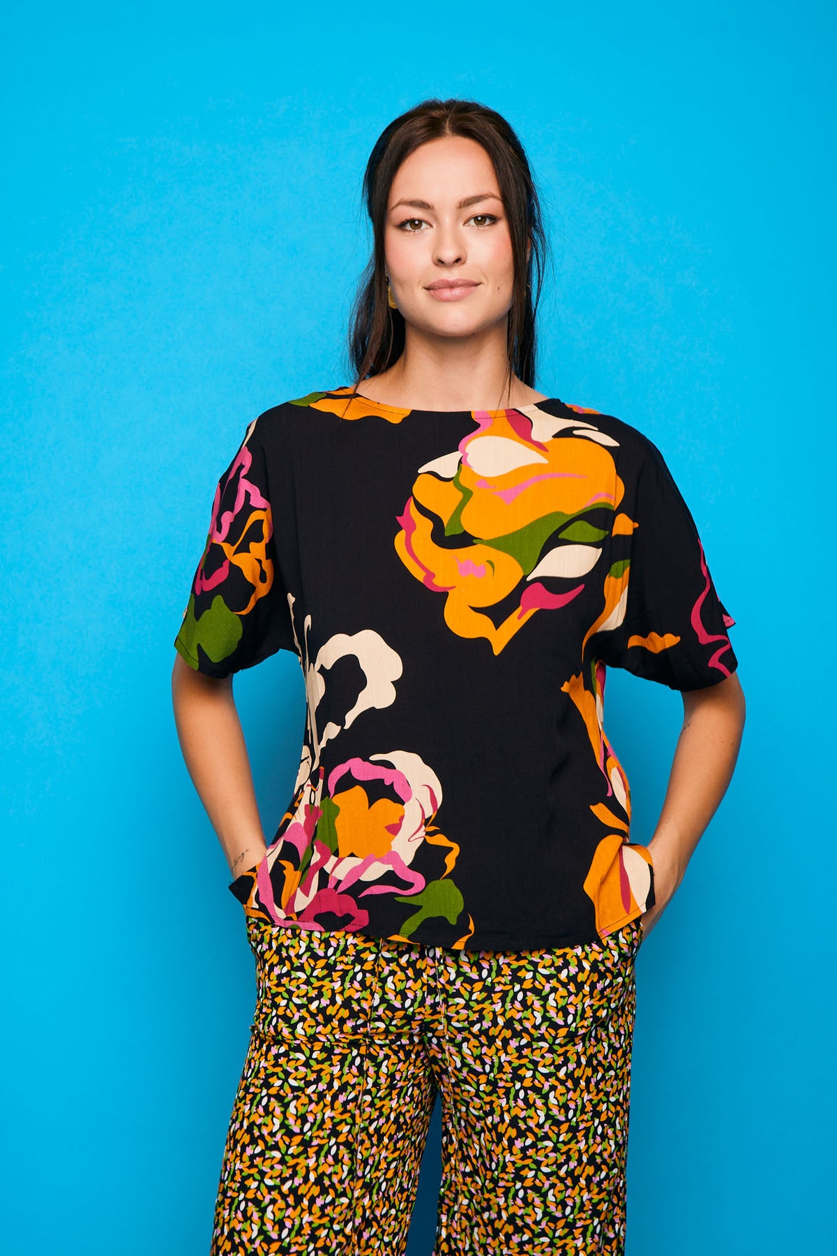 Schwarzes Gandía-Hemd