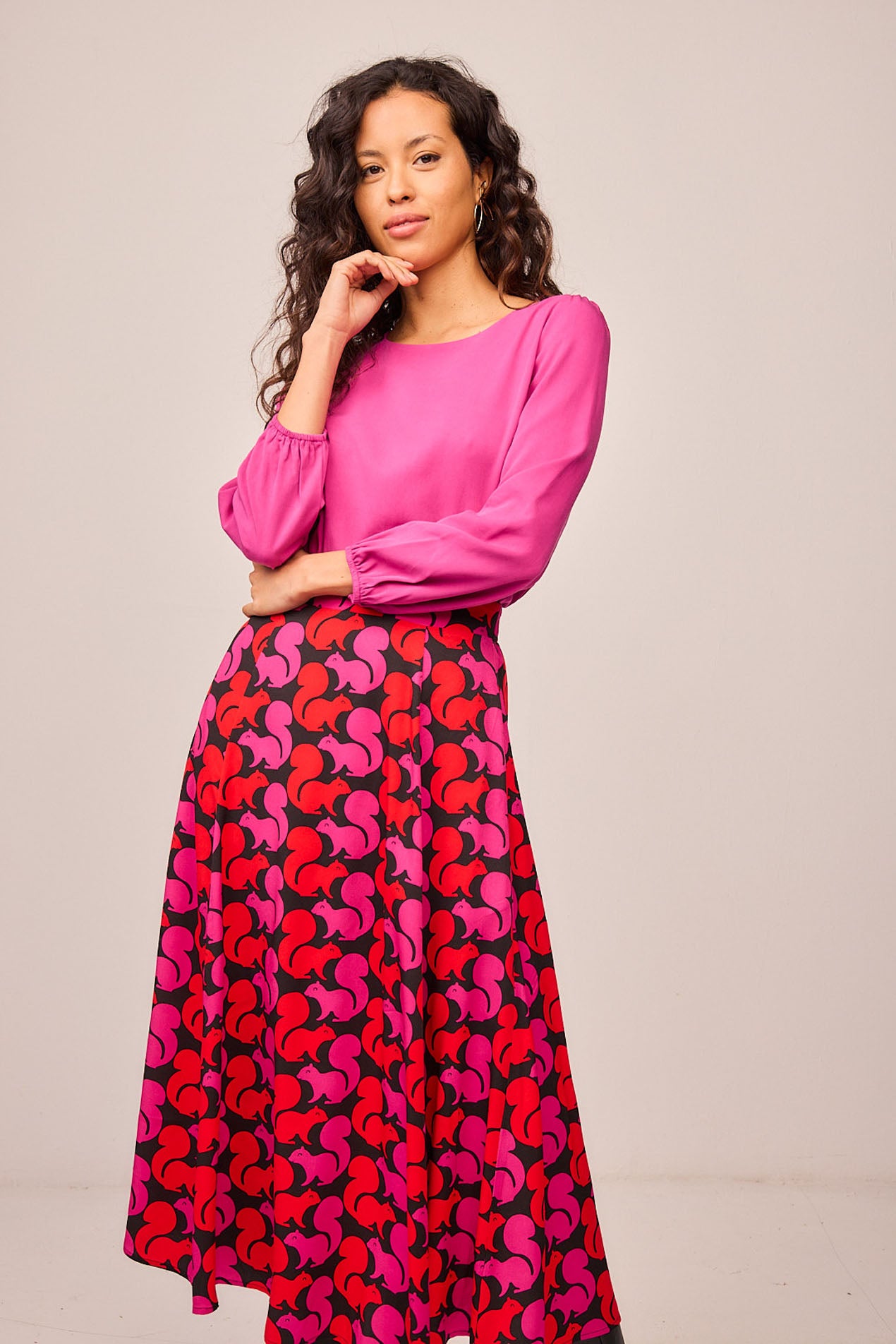 Fuchsia Oak Hemd