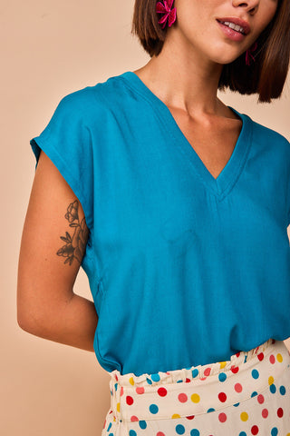 Top Plentzia Cyan