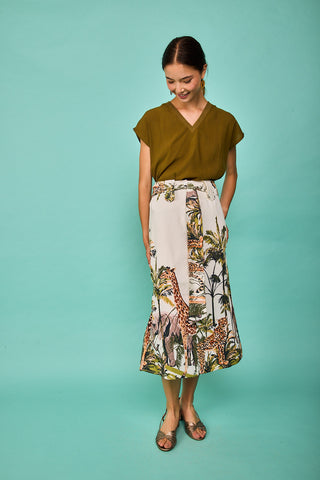 Top Plentzia Khaki