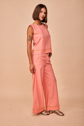 Top Elantxobe Rosa