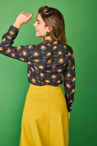 Yellow Flower Jungle Shirt