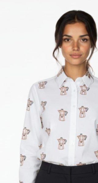 Camisa Budapest Cafe