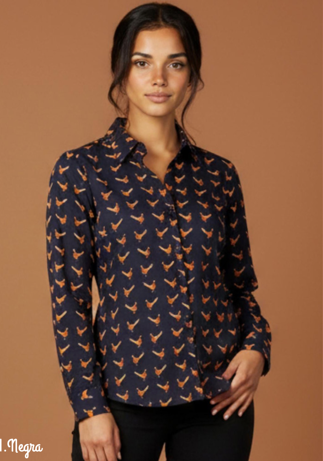 Camisa Lisboa negro
