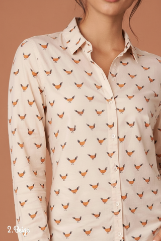 Camisa Lisboa beige