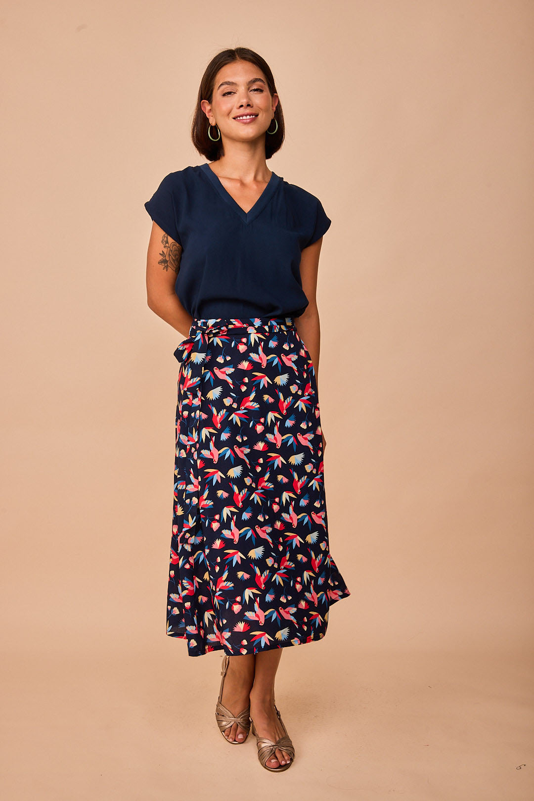 Falda Colindres Pajaros