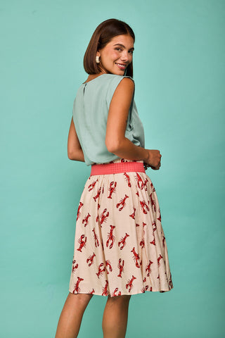 Falda Merón Roja