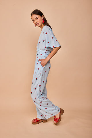 Hendaye Monkey Embroidered Heart