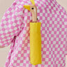 Parapluie poignée canard jaune