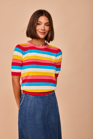 Top Barqueiro Arcoiris