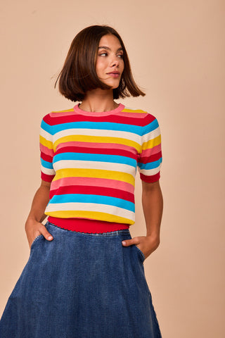 Top Barqueiro Arcoiris