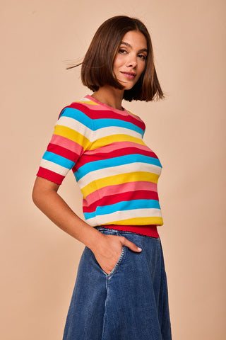 Top Barqueiro Arcoiris