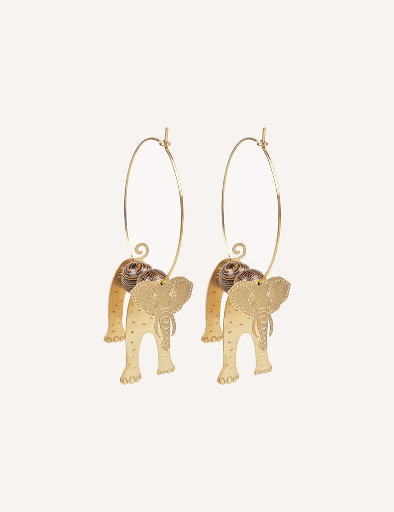Orecchini Elefante portafortuna