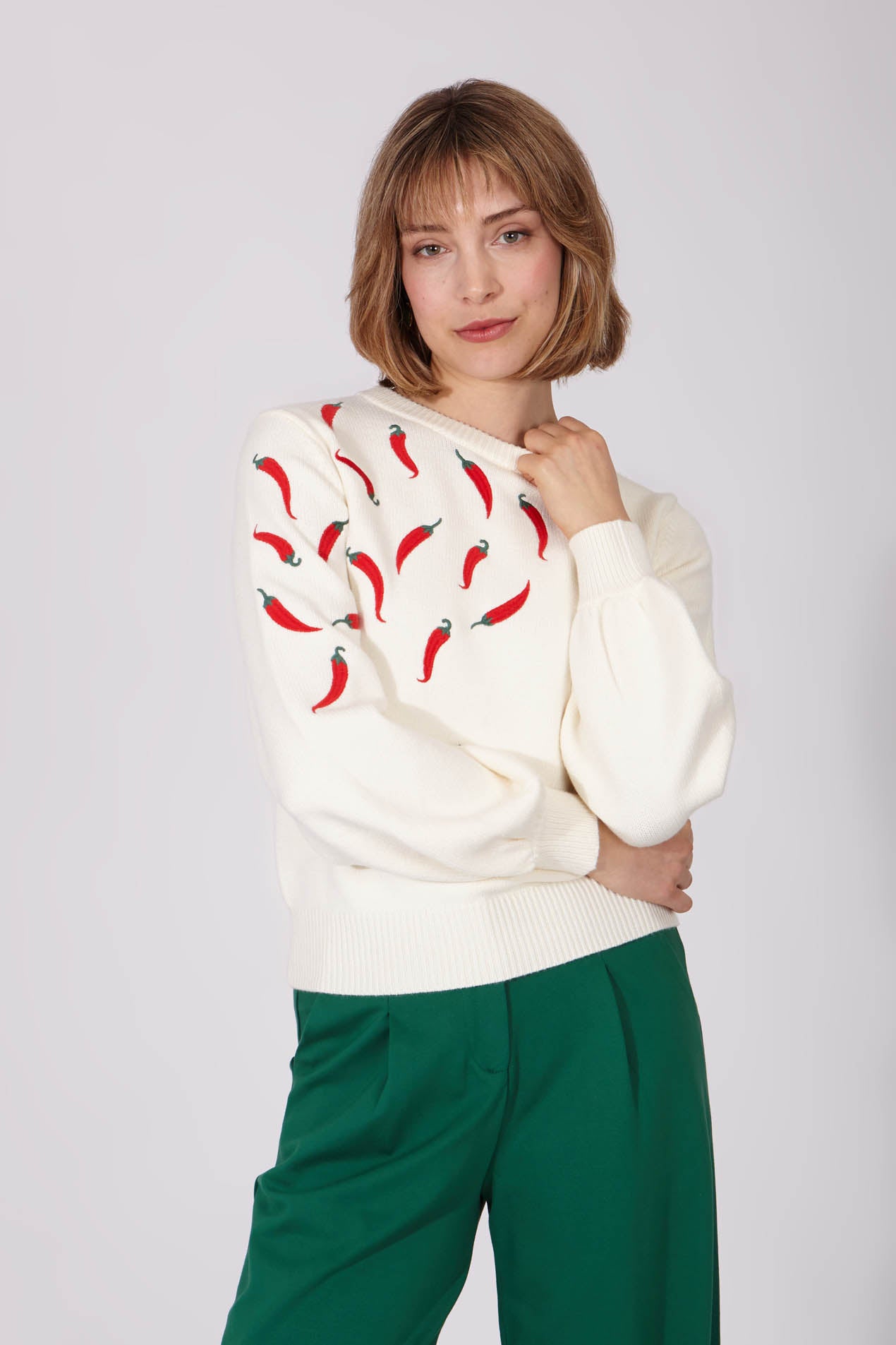 White Planet Sweater