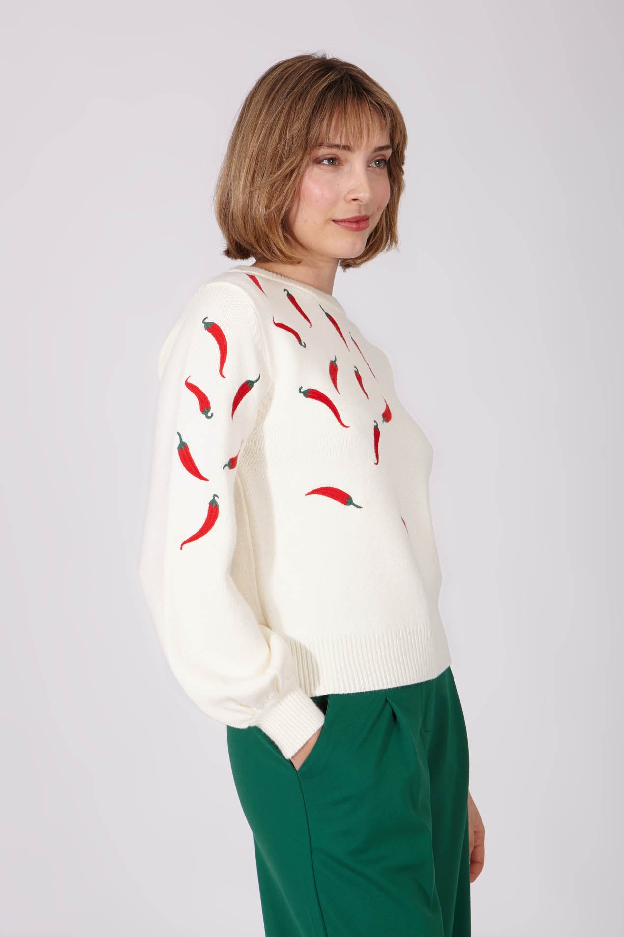 White Planet Sweater