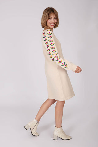 Vestido Corto Sol Beige