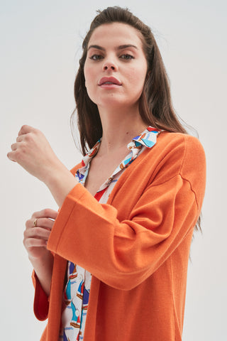 Plain Orange Rocio Jacket