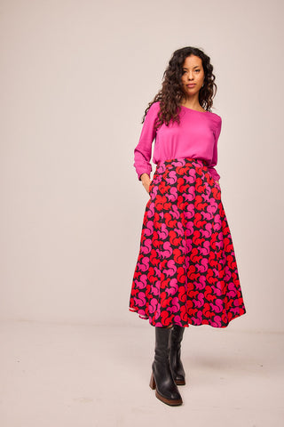 Falda Hojas Ardilla