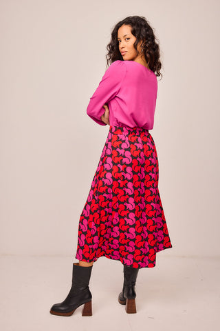 Falda Hojas Ardilla