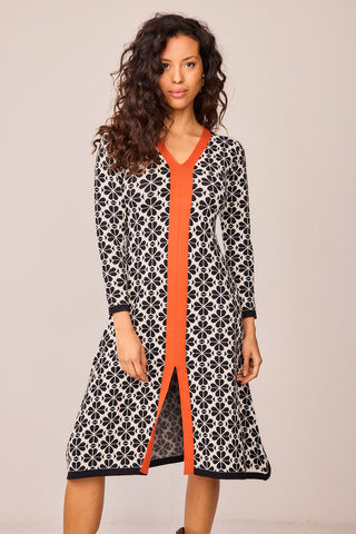 Vestido Largo Musgo Flor