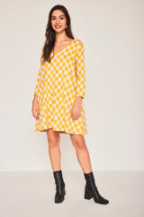 Vestido Corto BUHO AMARILLO