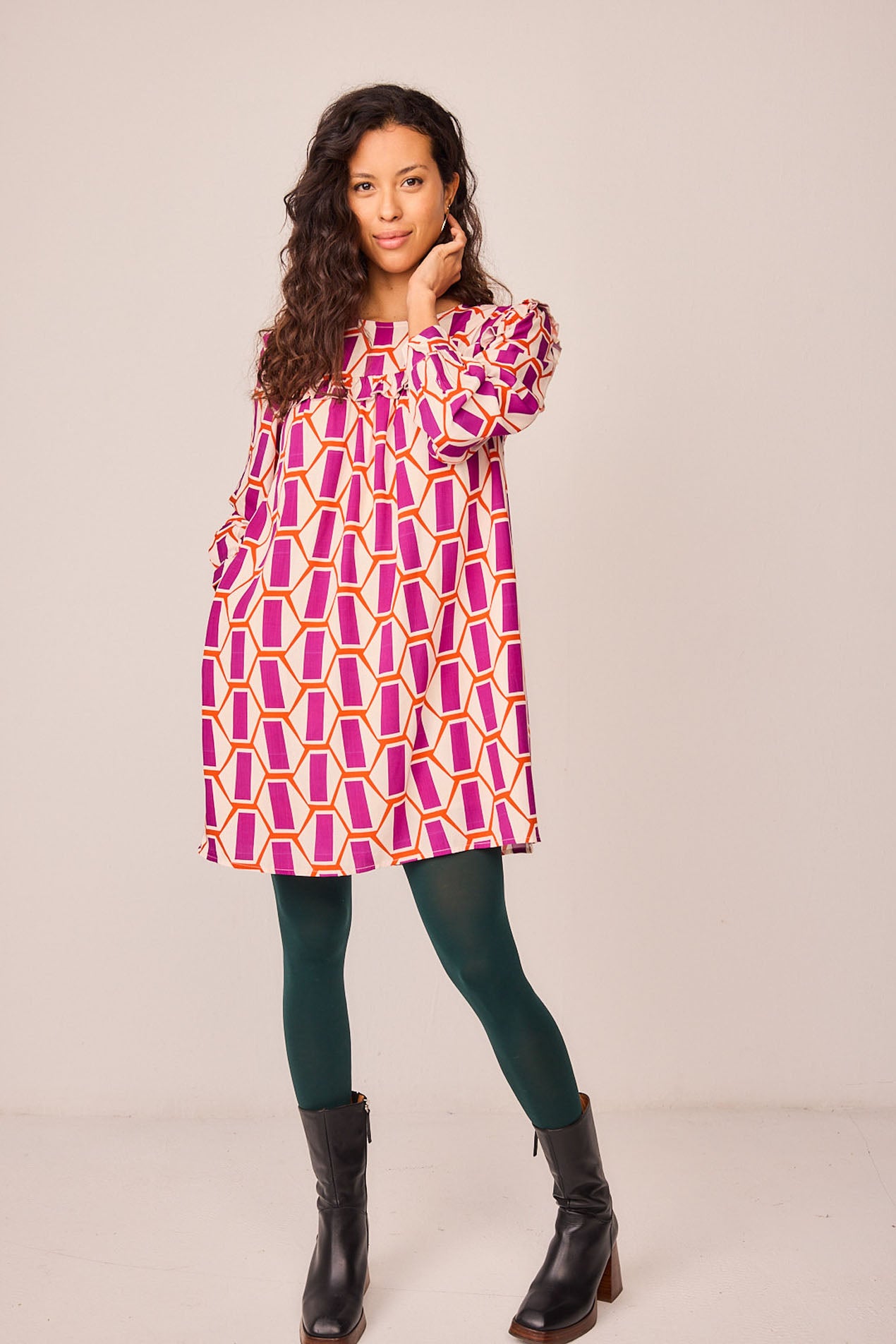 Vestido Corto Hada Morada