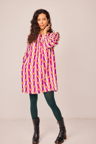 Vestido Corto Hada Morada