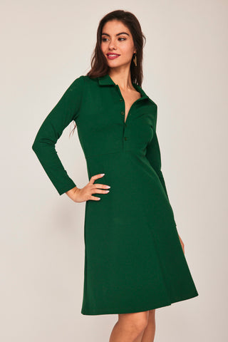 ROBIN GREEN short dress
