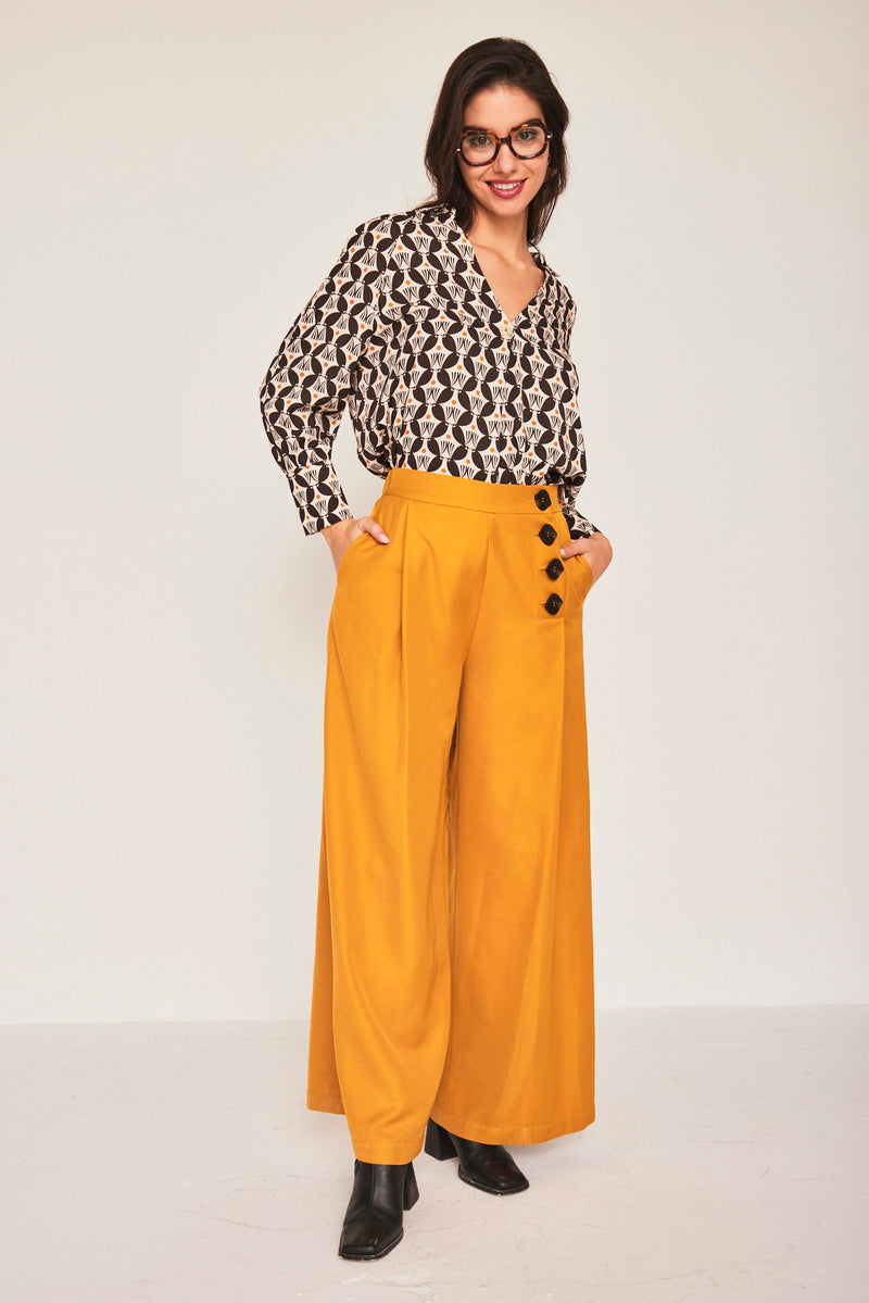 PANT CUERVO MOSTAZA