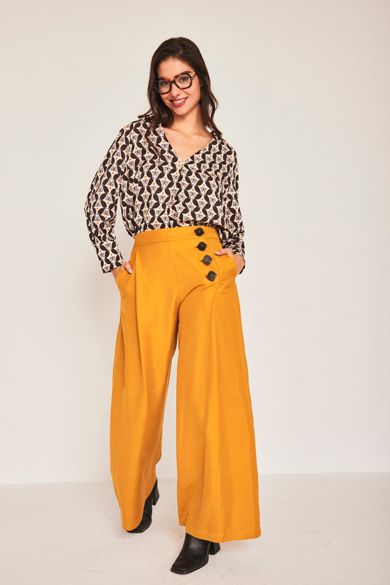 PANT CUERVO MOSTAZA