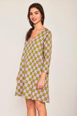 Vestido Corto BUHO VERDE