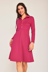 Vestido Corto PETIRROJO FUCSIA