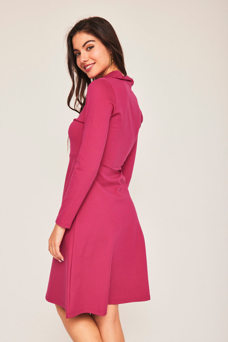 Vestido Corto PETIRROJO FUCSIA