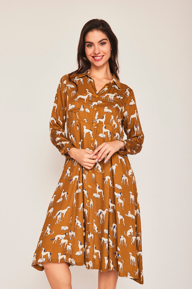Vestido MIDI TUCAN CAFE