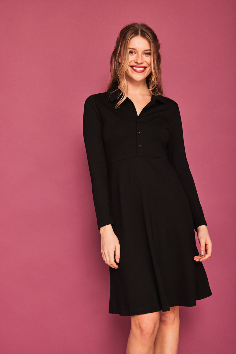 Vestido corto PETIRROJO NEGRO