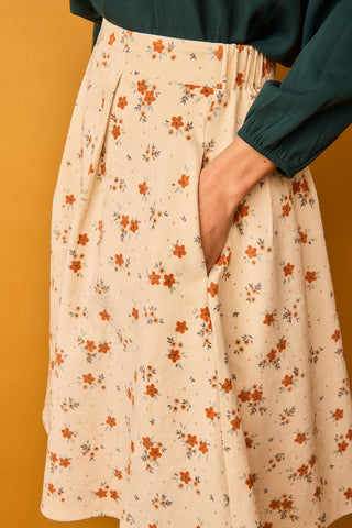 Falda Cima Beige