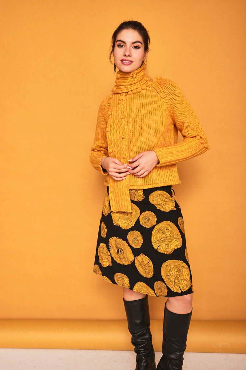 FALDA PERDIZ LEÑO