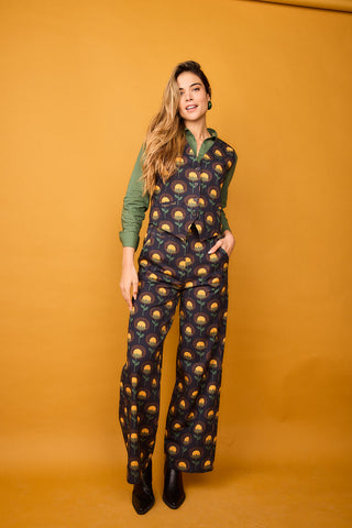 Fauna Flower Yellow Pants