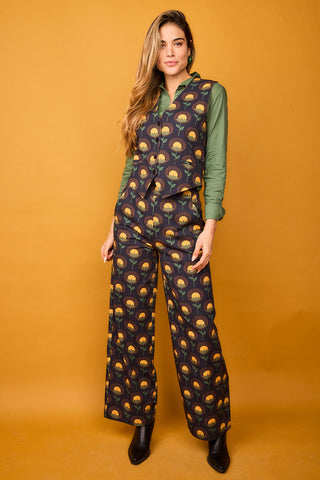 Fauna Flower Yellow Pants