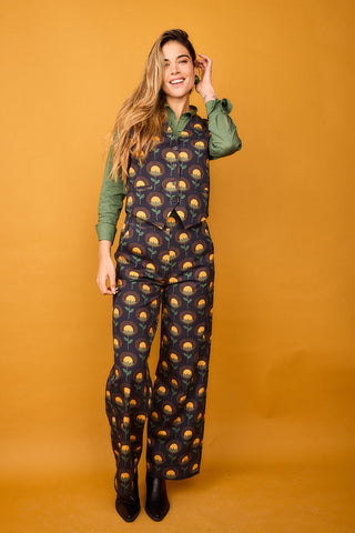 Fauna Flower Yellow Pants