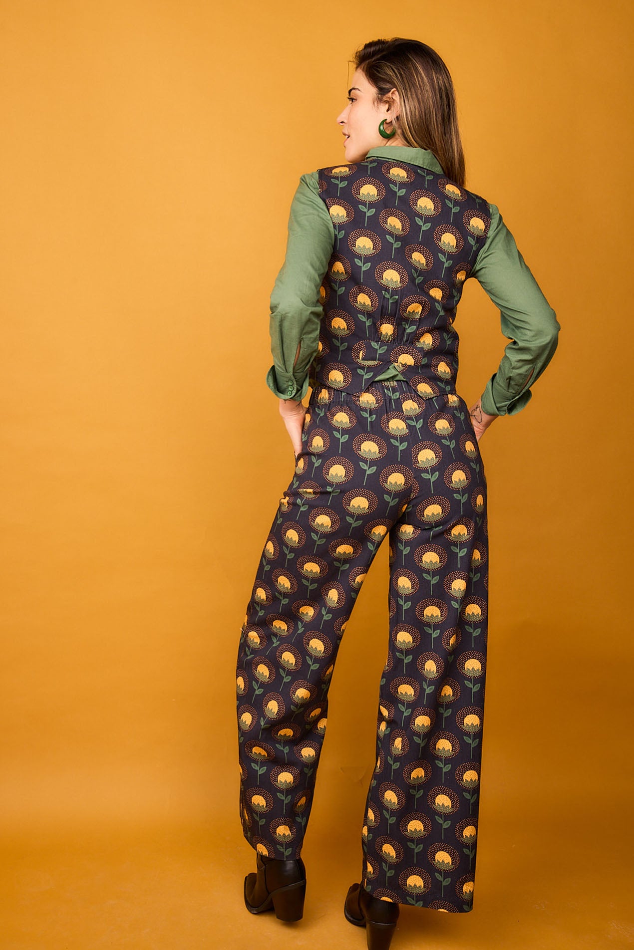 Fauna Flower Yellow Pants