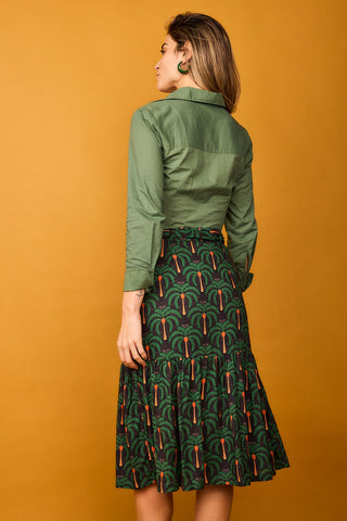 Palmer Black Pineapple Skirt
