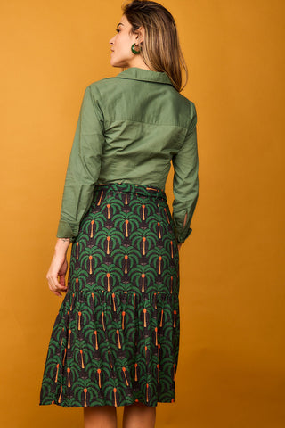 Palmer Black Pineapple Skirt