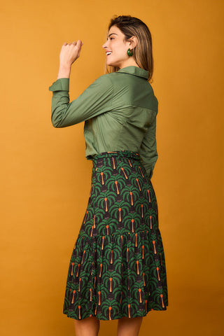 Palmer Black Pineapple Skirt