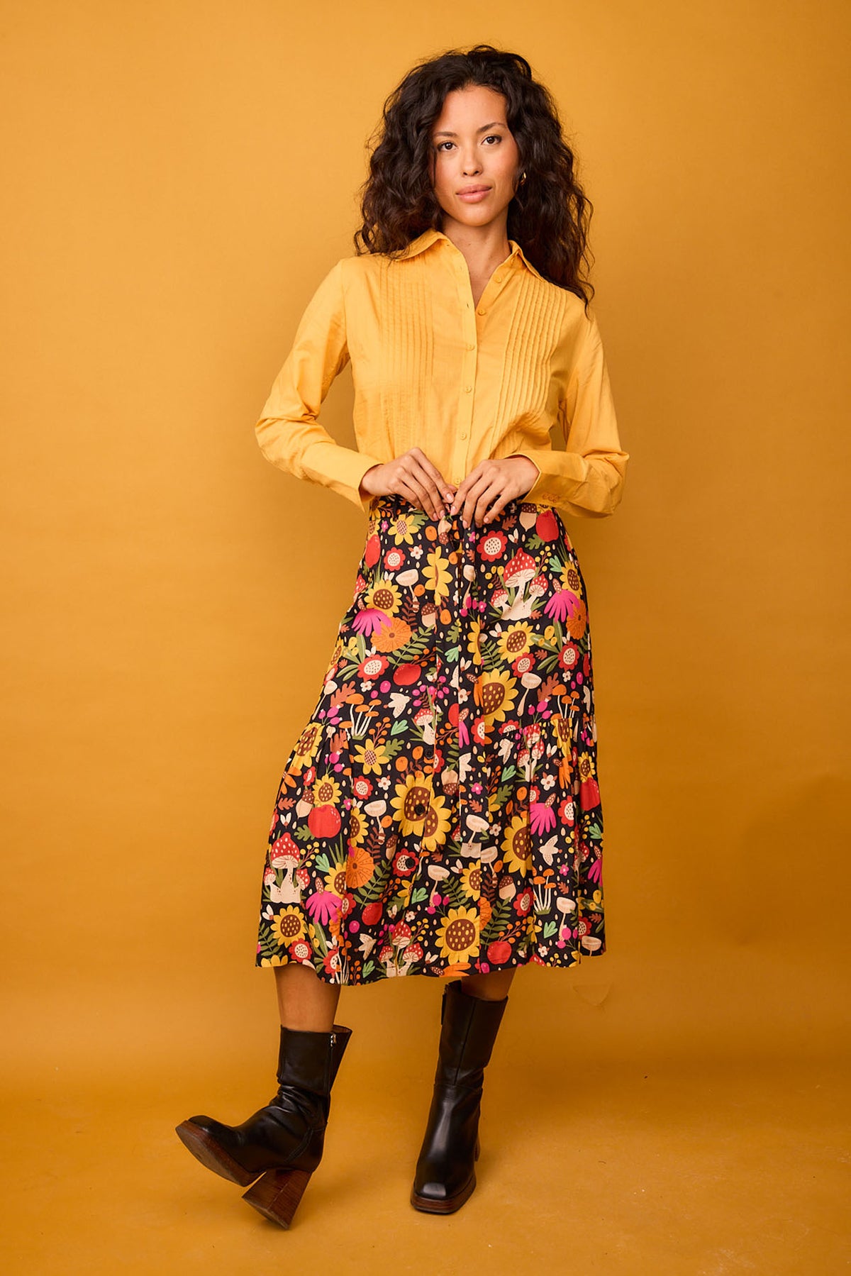 Falda Piña Girasol
