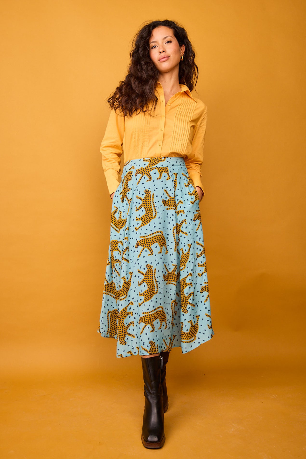 Cheetah Leaf Skirt